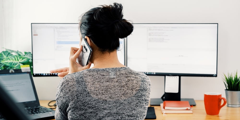 bigstock-Woman-Working-At-Home-Office-356795930