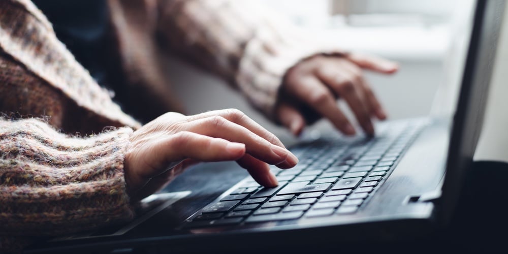 bigstock-Woman-Working-On-Laptop-From-H-354464249