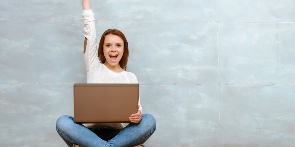 bigstock-Woman-sitting-cross-legged-poi-91402685