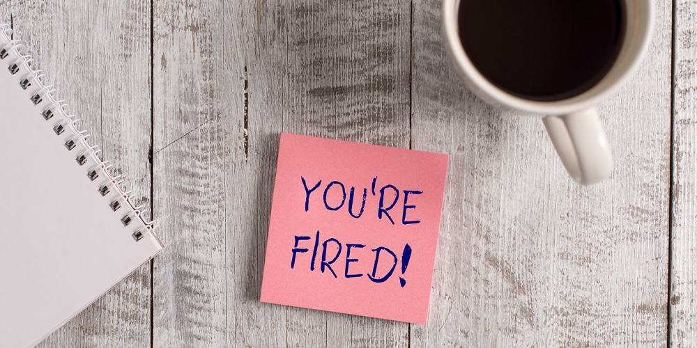 Teen Nanny With Cute Baby Outdoors On Sunny Day|Word Writing Text You Re Fired. Business Concept For Used By Boss Indicate Employee That He Is Disch