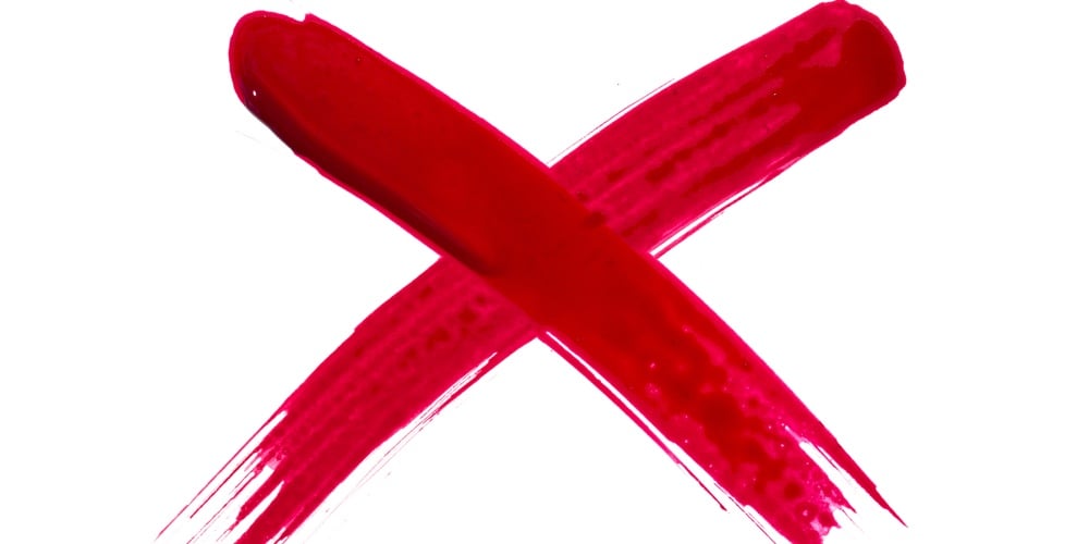 X marks the spot