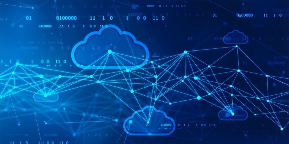 2d Illustration Of Cloud Computing