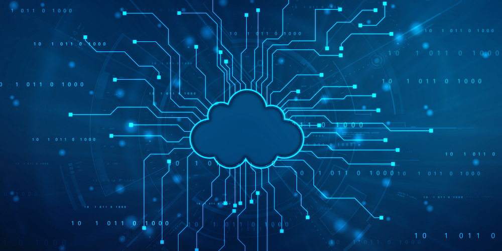 2d Illustration Of Cloud Computing