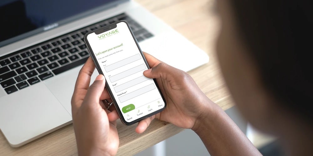 lead capture article cover 1000×500|voyage mobile lead capture|account conversion funnel – voyagefcu.org|Rate of lead generation – Voyage FCU.001|hubspot – voyage