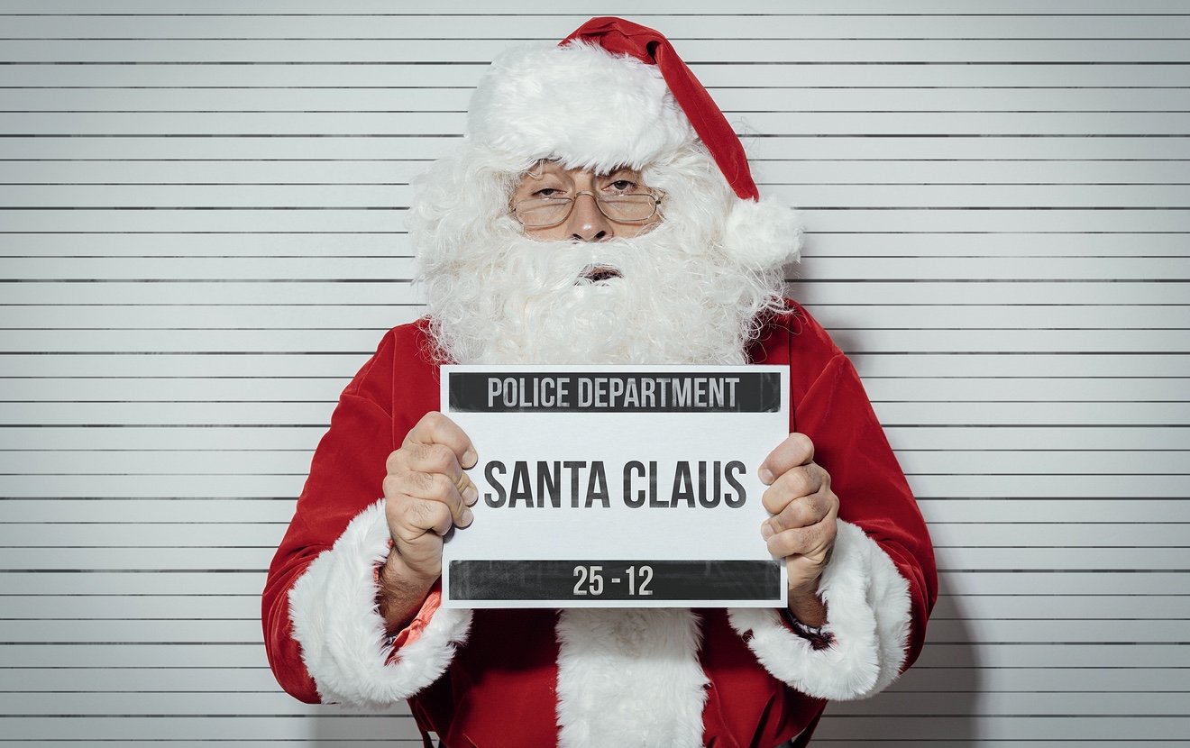 Santa Claus Mug Shot