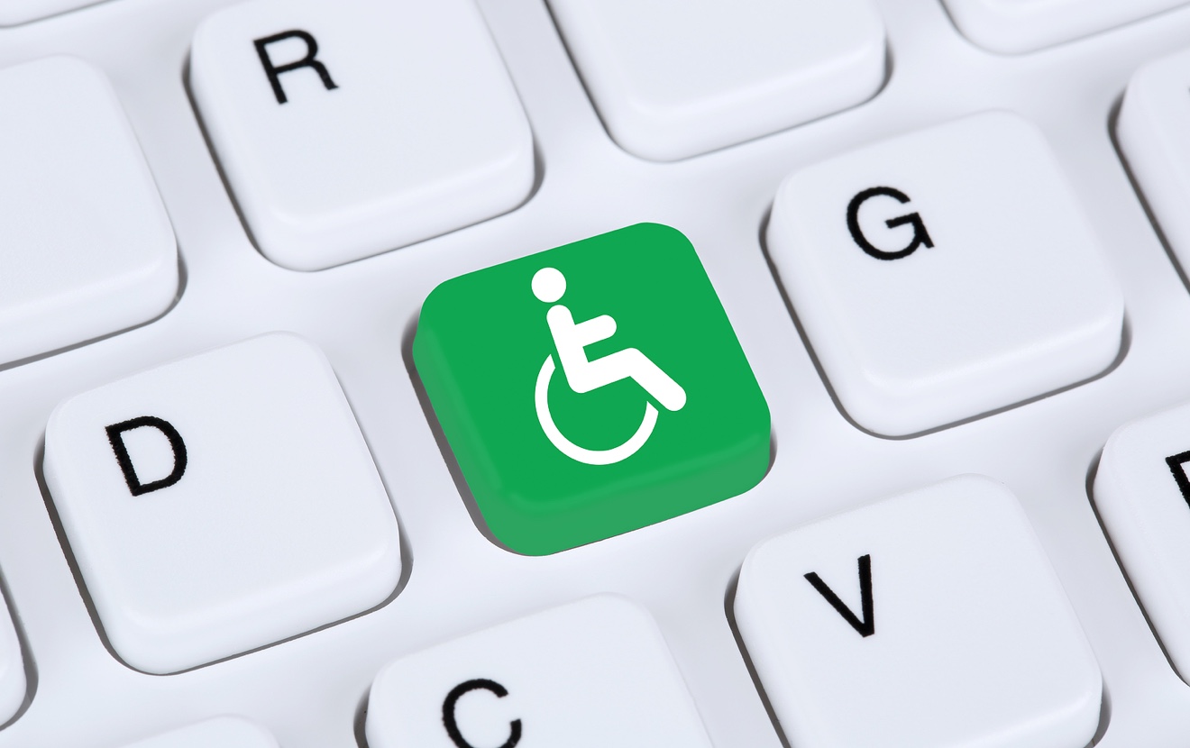 Web Accessibility Online On Internet Website Computer For People With Disabilities