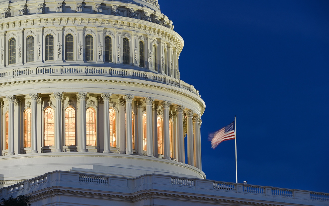 United States Capitol Building in Washington DC USA